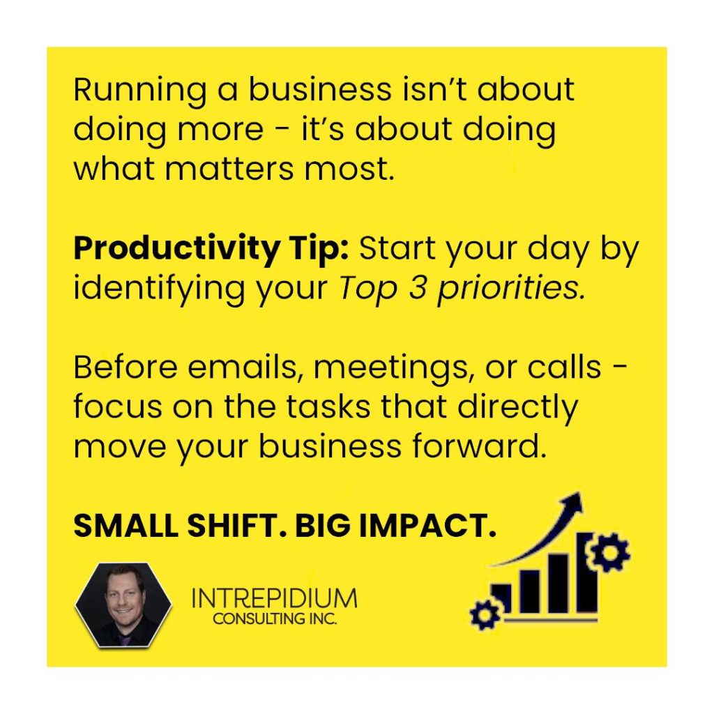 Small Shifts, Big Impact: Why Focusing on Your Top Priorities Drives Business Growth 1 small shifts big impact